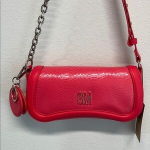 Steve Madden Pink Shoulder Bag with Chain Strap 💖